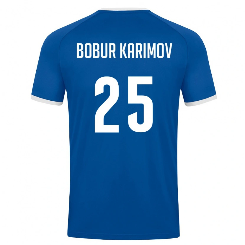 Danxen Män Uzbekistan Mukhammad-Bobur Karimov #25 Kunglig Blå Vit Hemmatröja Matchtröjor 26-28 Tröjor T-Tröja