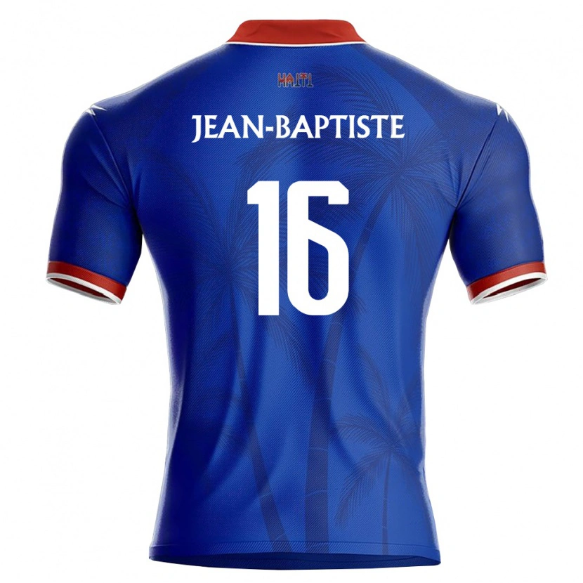 Danxen Män Haiti Sonson Jean-Baptiste #16 Blå Röd Vit Hemmatröja Matchtröjor 26-28 Tröjor T-Tröja