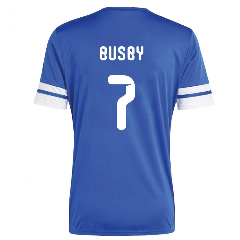 Danxen Män Curaçao Dayvi Busby #7 Marin Vit Hemmatröja Matchtröjor 26-28 Tröjor T-Tröja