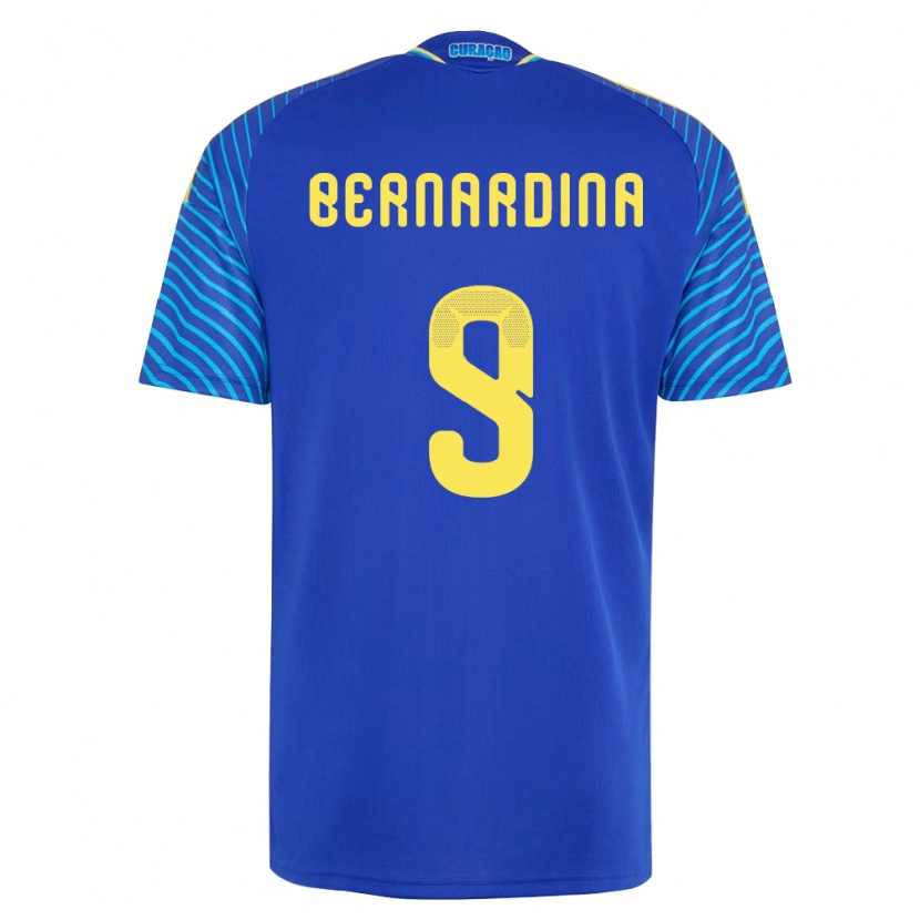Danxen Män Curaçao Damiënthly Bernardina #9 Marin Vit Hemmatröja Matchtröjor 26-28 Tröjor T-Tröja