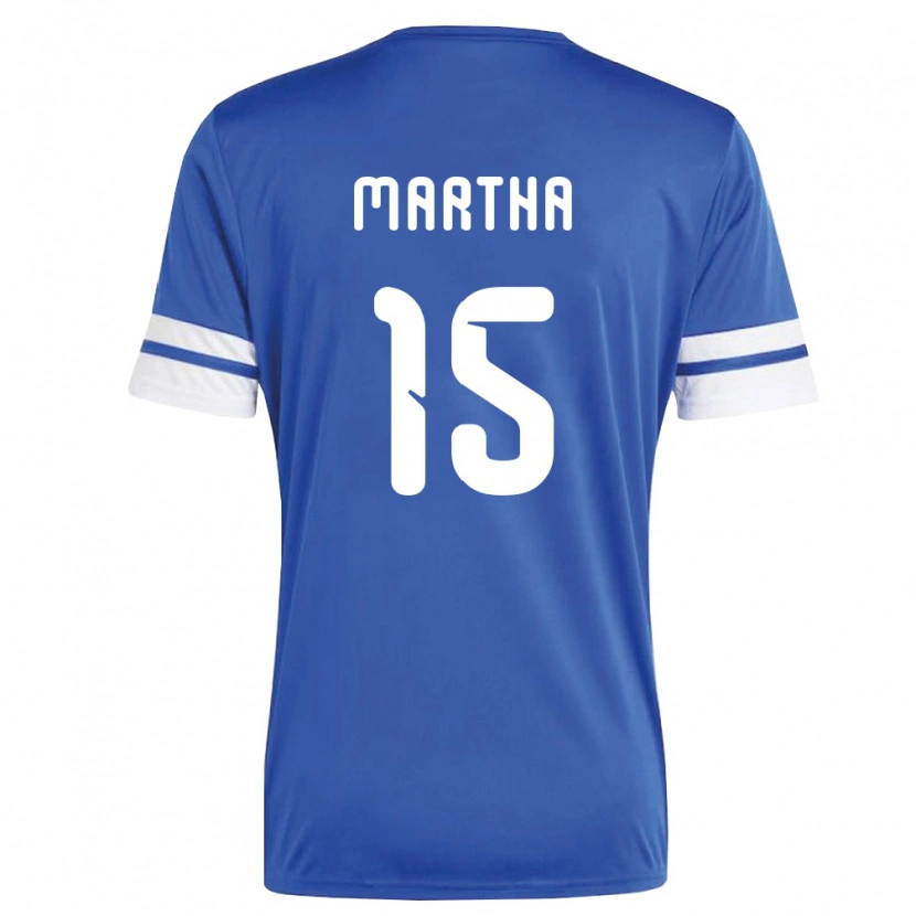 Danxen Män Curaçao Ar'jany Martha #15 Marin Vit Hemmatröja Matchtröjor 26-28 Tröjor T-Tröja