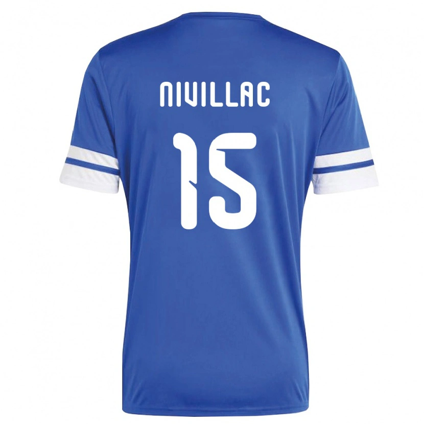 Danxen Män Curaçao Rayen Nivillac #15 Marin Vit Hemmatröja Matchtröjor 26-28 Tröjor T-Tröja