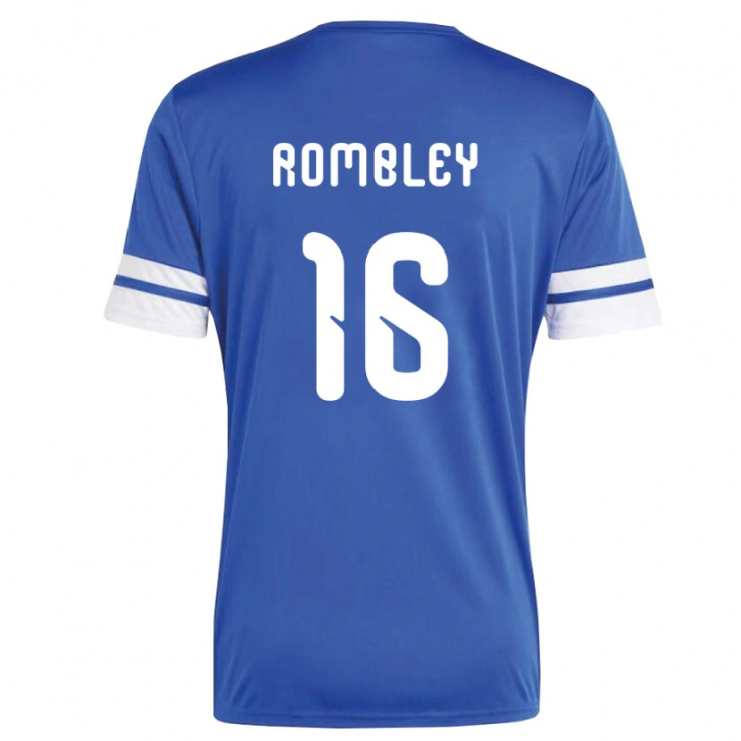 Danxen Män Curaçao Shermayn Rombley #16 Marin Vit Hemmatröja Matchtröjor 26-28 Tröjor T-Tröja