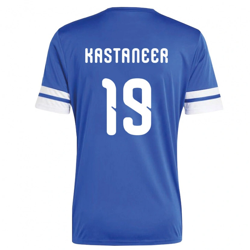 Danxen Män Curaçao Gervane Kastaneer #19 Marin Vit Hemmatröja Matchtröjor 26-28 Tröjor T-Tröja