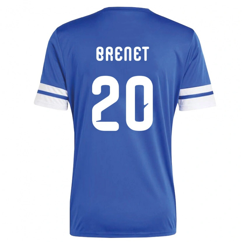 Danxen Män Curaçao Joshua Brenet #20 Marin Vit Hemmatröja Matchtröjor 26-28 Tröjor T-Tröja