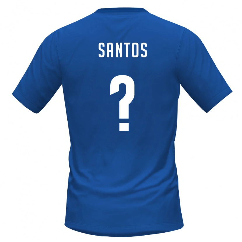 Danxen Män Kap Verde Ayoni Santos #0 Kunglig Blå Röd Hemmatröja Matchtröjor 26-28 Tröjor T-Tröja