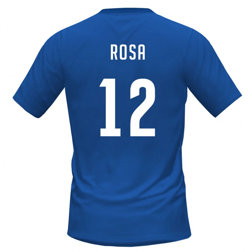 Danxen Män Kap Verde Márcio Rosa #12 Kunglig Blå Röd Hemmatröja Matchtröjor 26-28 Tröjor T-Tröja