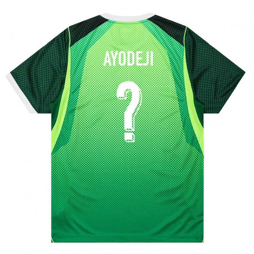 Danxen Män Nigeria Malomo Ayodeji #0 Grön Vit Hemmatröja Matchtröjor 26-28 Tröjor T-Tröja