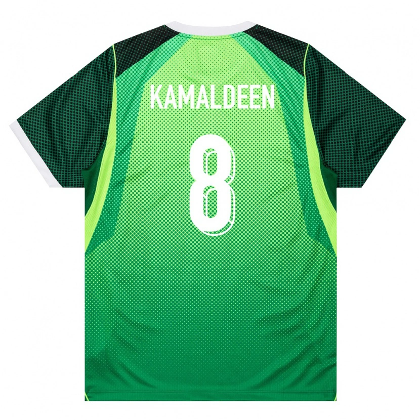 Danxen Män Nigeria Abduljelil Kamaldeen #8 Grön Vit Hemmatröja Matchtröjor 26-28 Tröjor T-Tröja