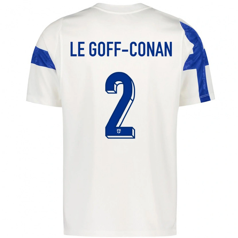 Danxen Män Finland Adam Le Goff-Conan #2 Vit Blå Hemmatröja Matchtröjor 26-28 Tröjor T-Tröja