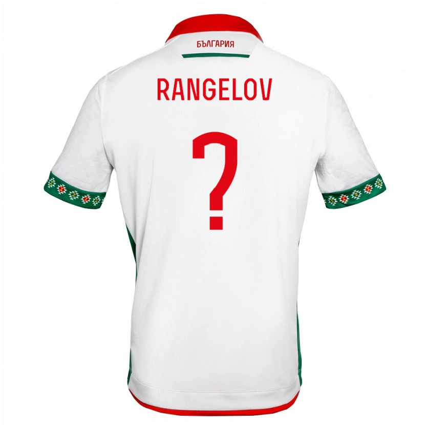 Danxen Män Bulgarien Daniel Rangelov #0 Vit Grön Röd Hemmatröja Matchtröjor 26-28 Tröjor T-Tröja