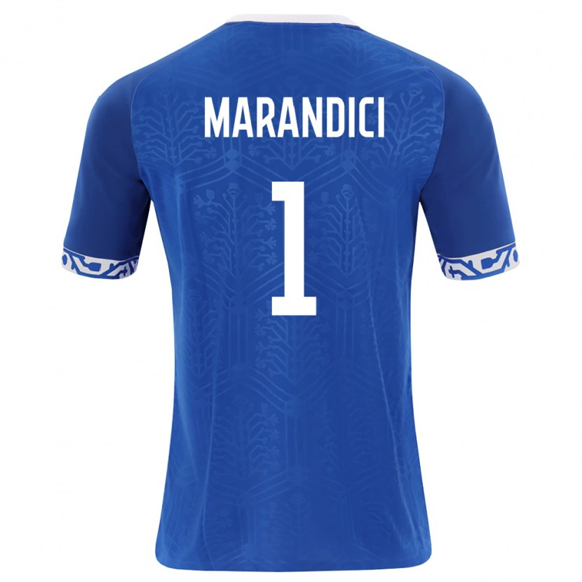 Danxen Män Moldavien Maxim Marandici #1 Kunglig Blå Vit Hemmatröja Matchtröjor 26-28 Tröjor T-Tröja