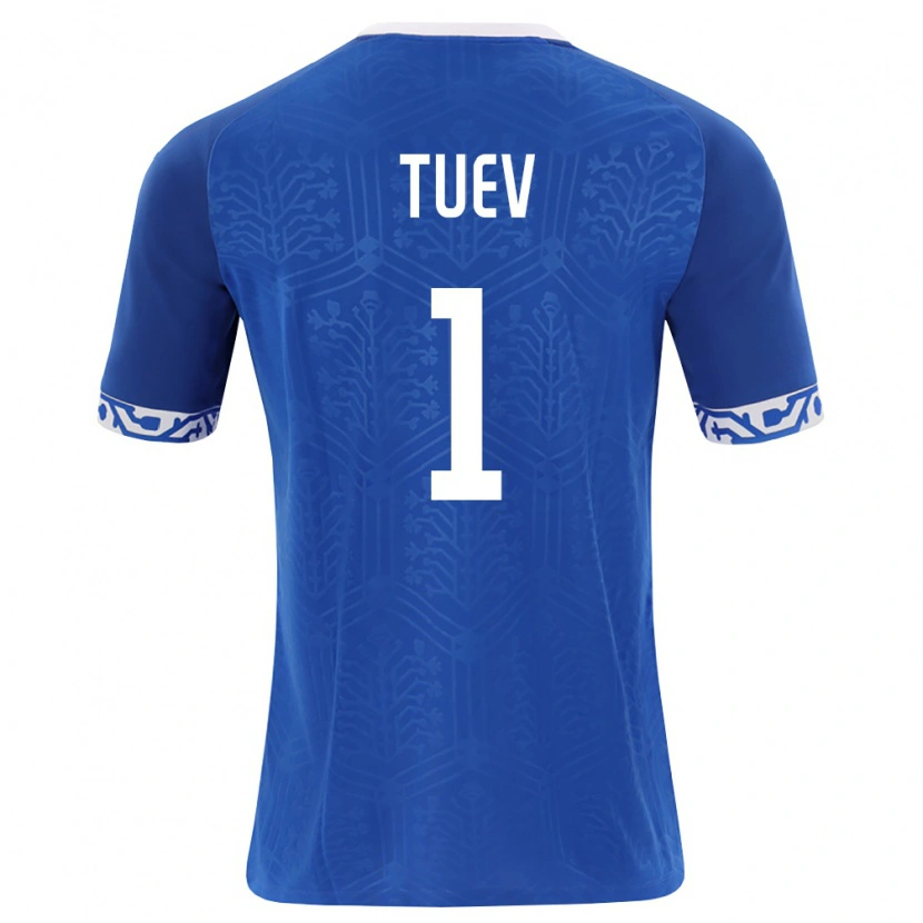 Danxen Män Moldavien Artur Tuev #1 Kunglig Blå Vit Hemmatröja Matchtröjor 26-28 Tröjor T-Tröja