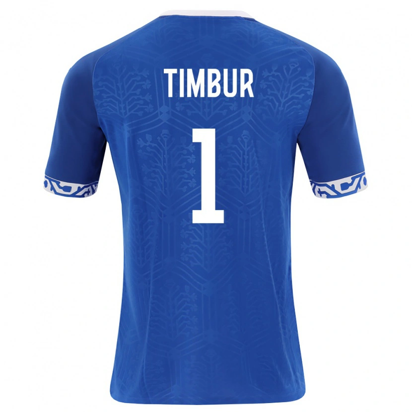 Danxen Män Moldavien Emil Timbur #1 Kunglig Blå Vit Hemmatröja Matchtröjor 26-28 Tröjor T-Tröja