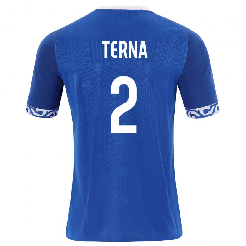 Danxen Män Moldavien Gheorghe Terna #2 Kunglig Blå Vit Hemmatröja Matchtröjor 26-28 Tröjor T-Tröja