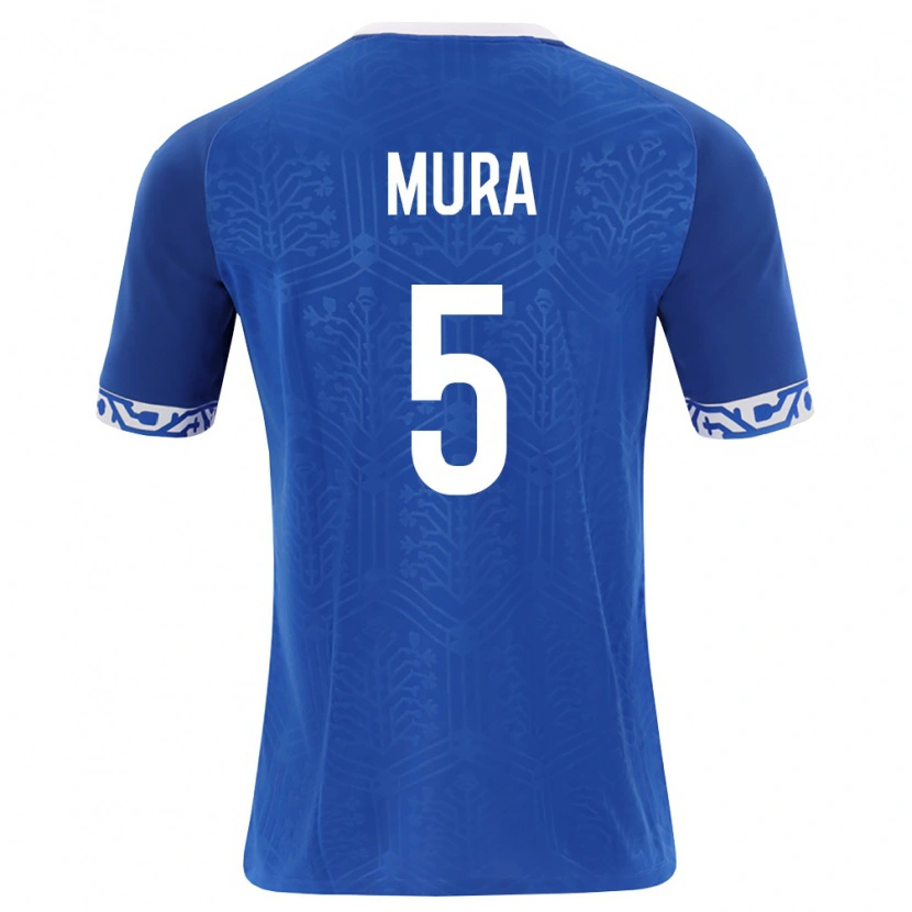 Danxen Män Moldavien Artemii Mura #5 Kunglig Blå Vit Hemmatröja Matchtröjor 26-28 Tröjor T-Tröja