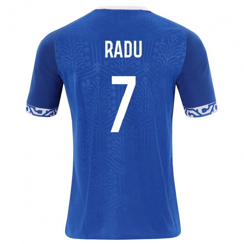 Danxen Män Moldavien Lucian Radu #7 Kunglig Blå Vit Hemmatröja Matchtröjor 26-28 Tröjor T-Tröja