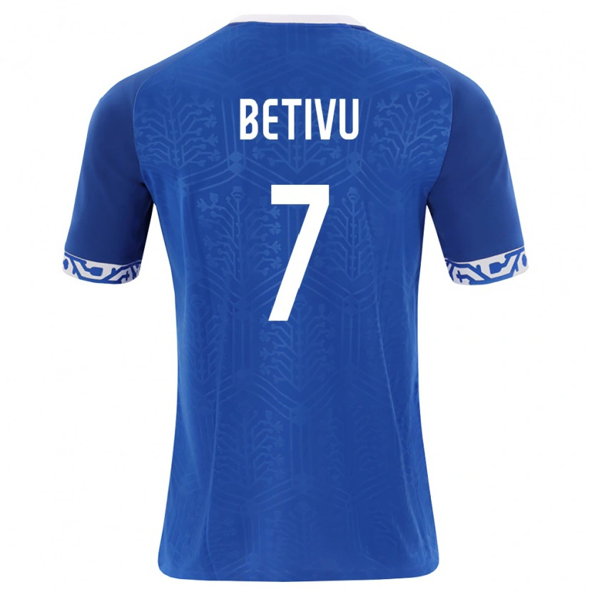 Danxen Män Moldavien Alexandru Bețivu #7 Kunglig Blå Vit Hemmatröja Matchtröjor 26-28 Tröjor T-Tröja