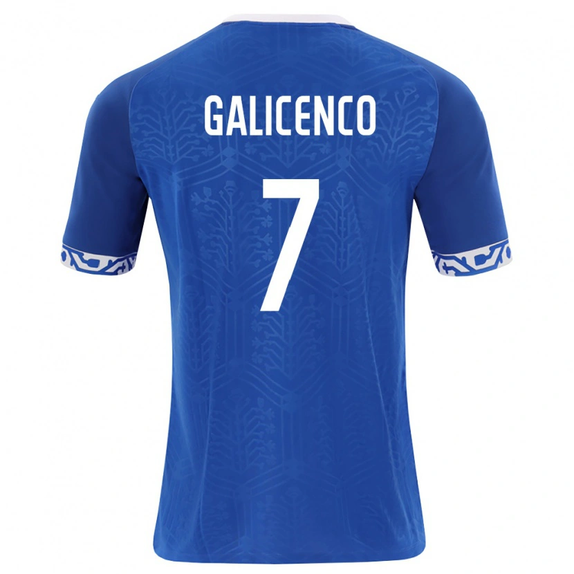 Danxen Män Moldavien Catalin Galicenco #7 Kunglig Blå Vit Hemmatröja Matchtröjor 26-28 Tröjor T-Tröja