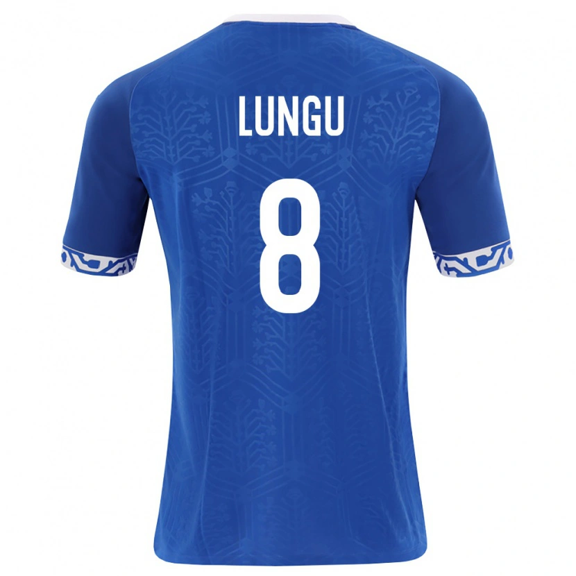 Danxen Män Moldavien Teodor Lungu #8 Kunglig Blå Vit Hemmatröja Matchtröjor 26-28 Tröjor T-Tröja
