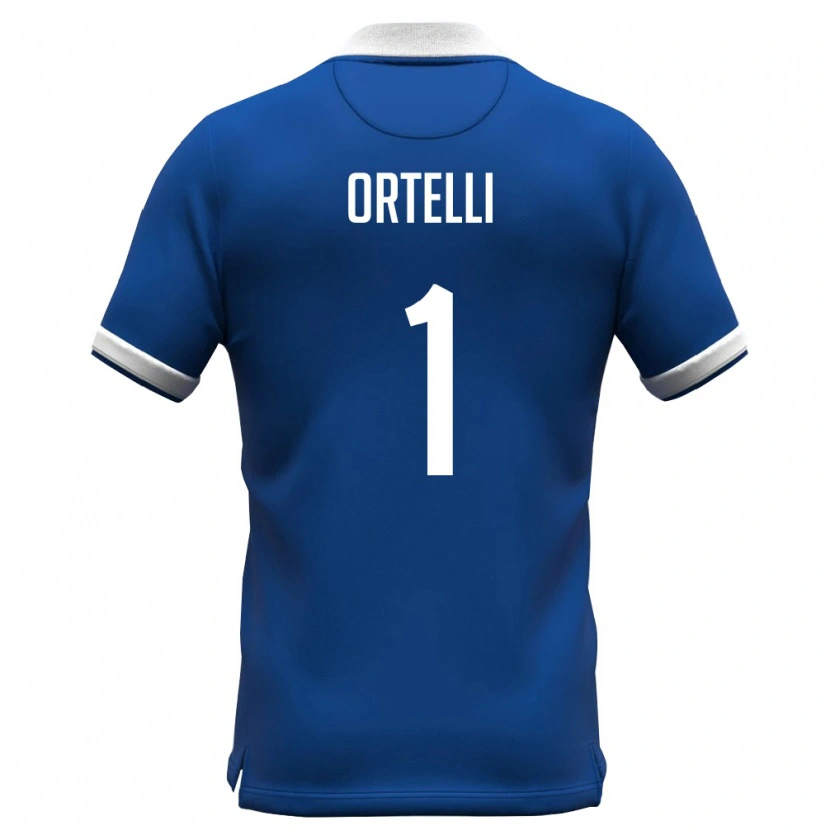 Danxen Män Cypern Gabriel Ortelli #1 Kunglig Blå Vit Hemmatröja Matchtröjor 26-28 Tröjor T-Tröja