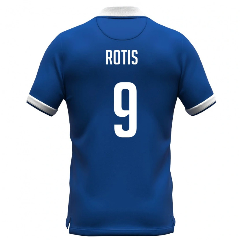 Danxen Män Cypern Robertos Rotis #9 Kunglig Blå Vit Hemmatröja Matchtröjor 26-28 Tröjor T-Tröja