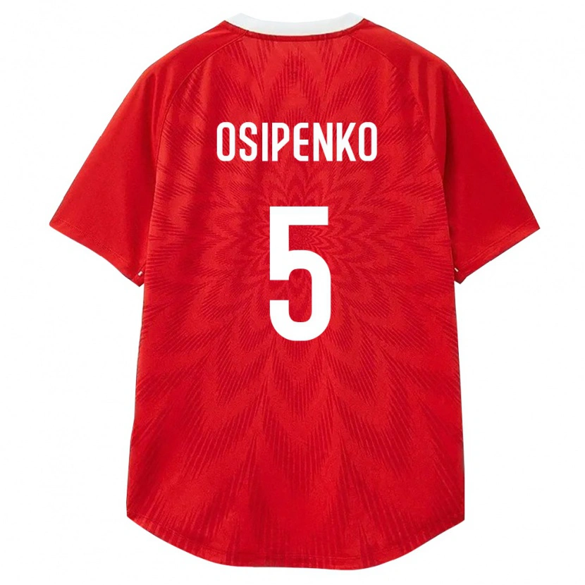 Danxen Män Ryssland Maksim Osipenko #5 Röd Vit Brun Hemmatröja Matchtröjor 26-28 Tröjor T-Tröja