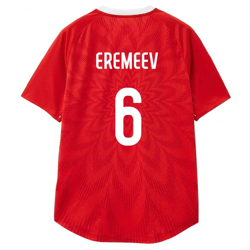 Danxen Män Ryssland Ilya Eremeev #6 Röd Vit Brun Hemmatröja Matchtröjor 26-28 Tröjor T-Tröja