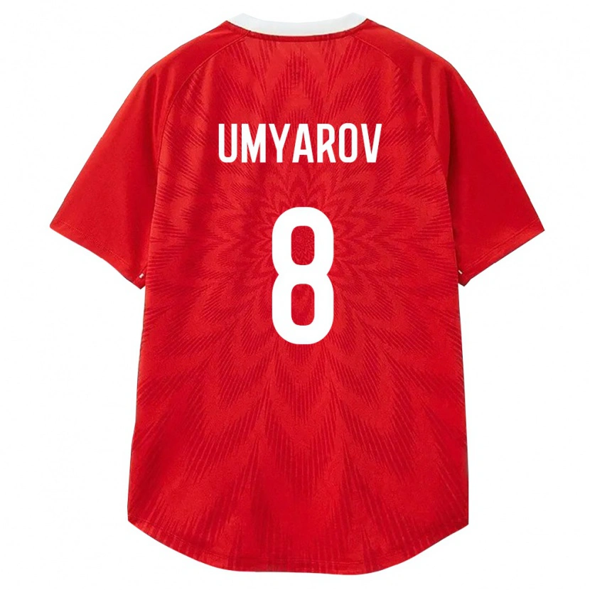 Danxen Män Ryssland Nail Umyarov #8 Röd Vit Brun Hemmatröja Matchtröjor 26-28 Tröjor T-Tröja