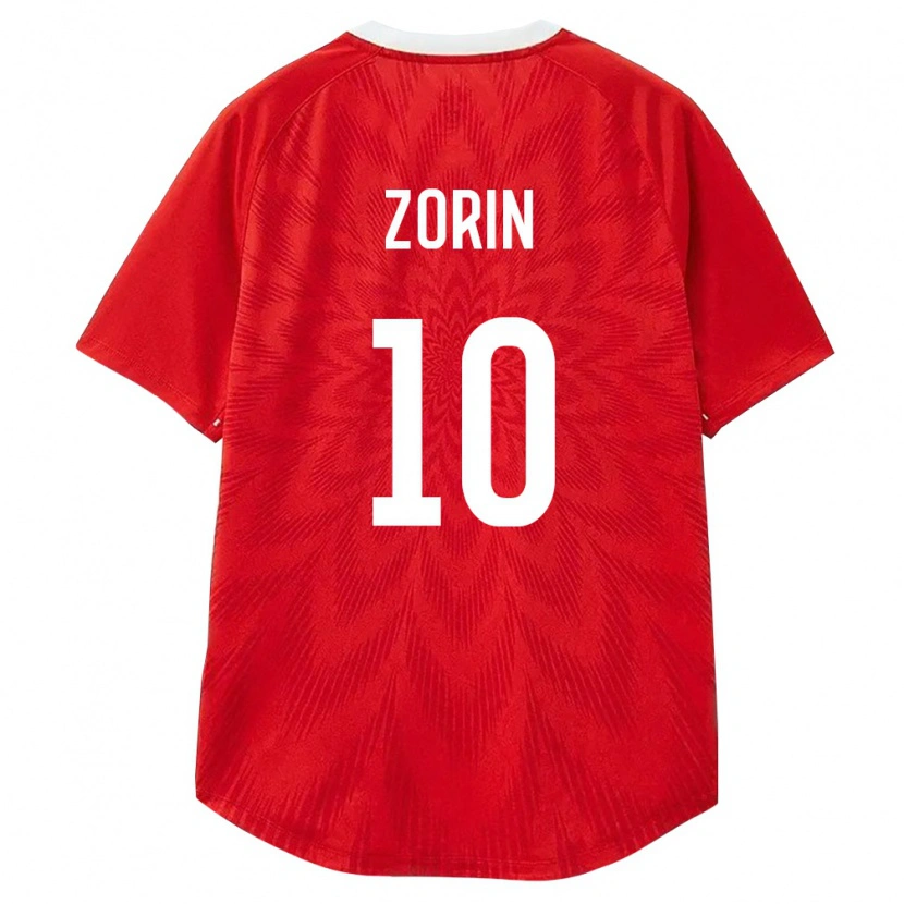 Danxen Män Ryssland Daniil Zorin #10 Röd Vit Brun Hemmatröja Matchtröjor 26-28 Tröjor T-Tröja