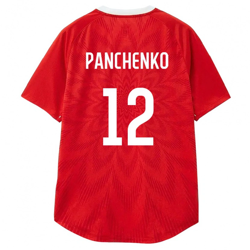 Danxen Män Ryssland Artem Panchenko #12 Röd Vit Brun Hemmatröja Matchtröjor 26-28 Tröjor T-Tröja