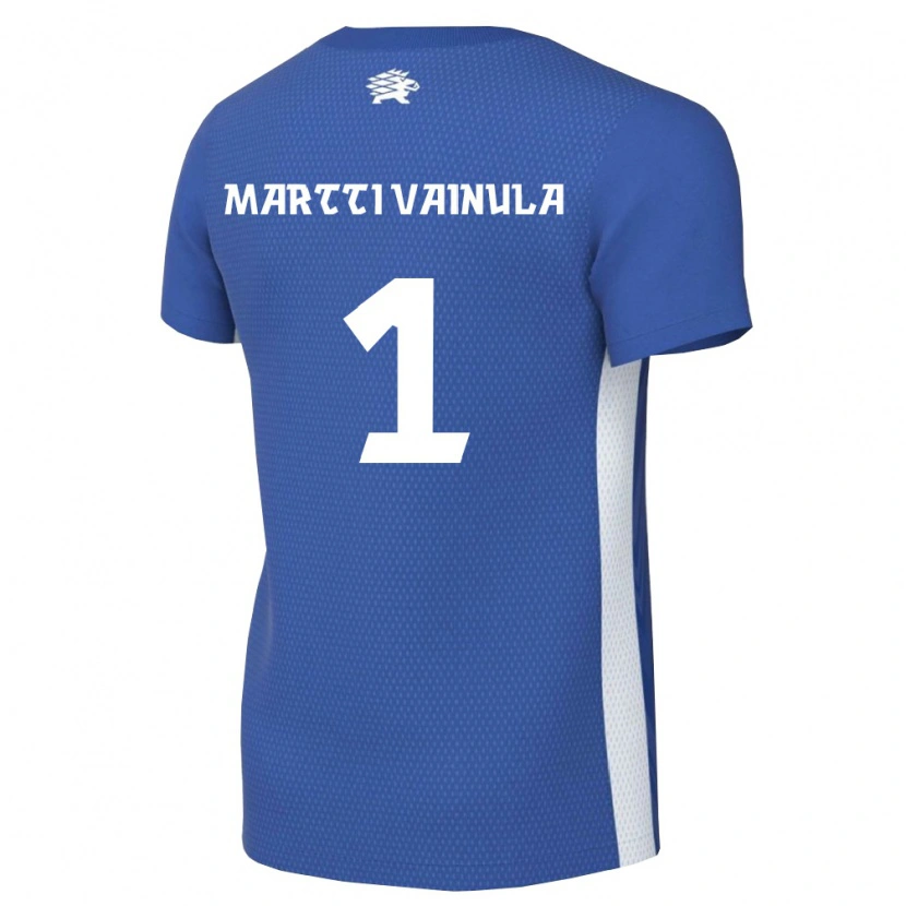 Danxen Män Estland Jan Martti Vainula #1 Mörkblå Vit Hemmatröja Matchtröjor 26-28 Tröjor T-Tröja