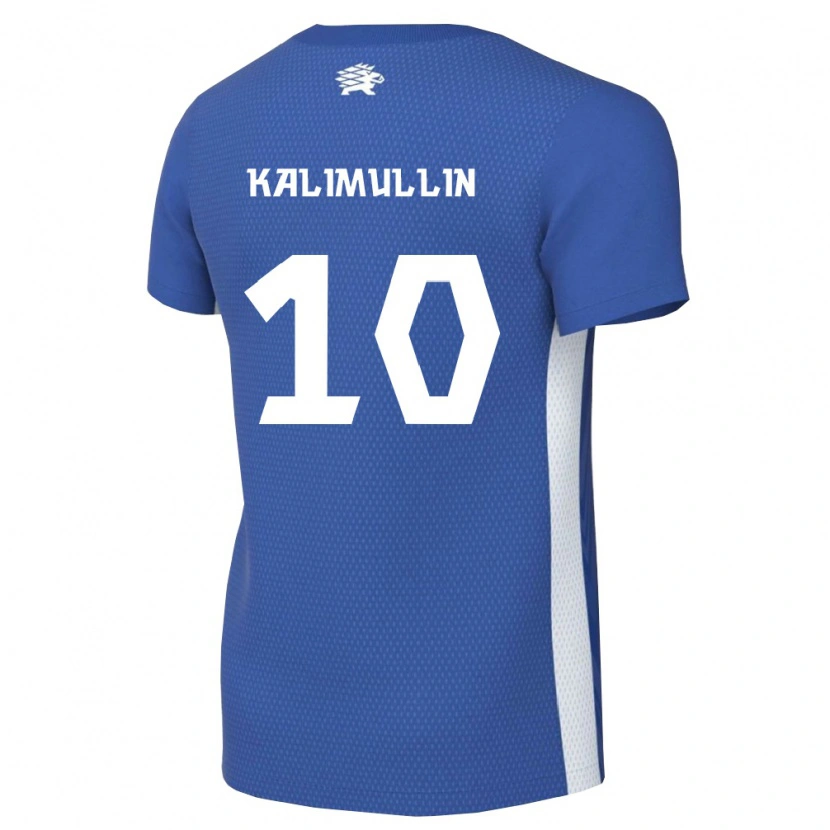 Danxen Män Estland Maksim Kalimullin #10 Mörkblå Vit Hemmatröja Matchtröjor 26-28 Tröjor T-Tröja