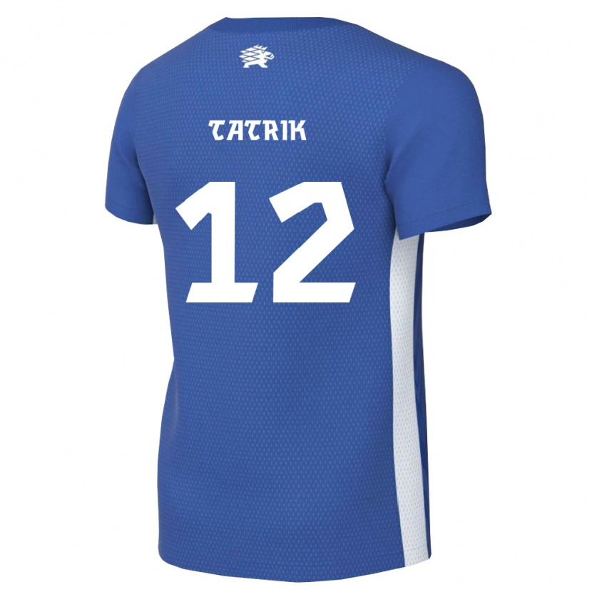 Danxen Män Estland Andero Tatrik #12 Mörkblå Vit Hemmatröja Matchtröjor 26-28 Tröjor T-Tröja