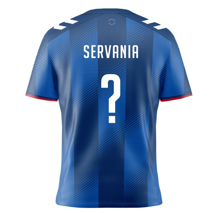 Danxen Män Puerto Rico Jaden Servania #0 Kunglig Blå Röd Vit Hemmatröja Matchtröjor 26-28 Tröjor T-Tröja