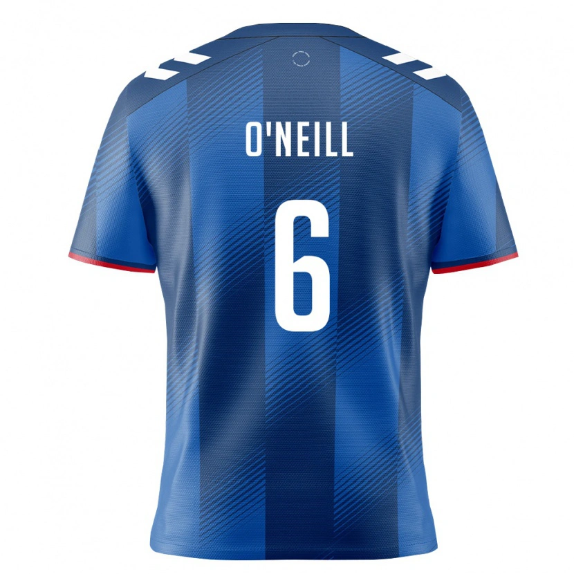 Danxen Män Puerto Rico Juan O'neill #6 Kunglig Blå Röd Vit Hemmatröja Matchtröjor 26-28 Tröjor T-Tröja