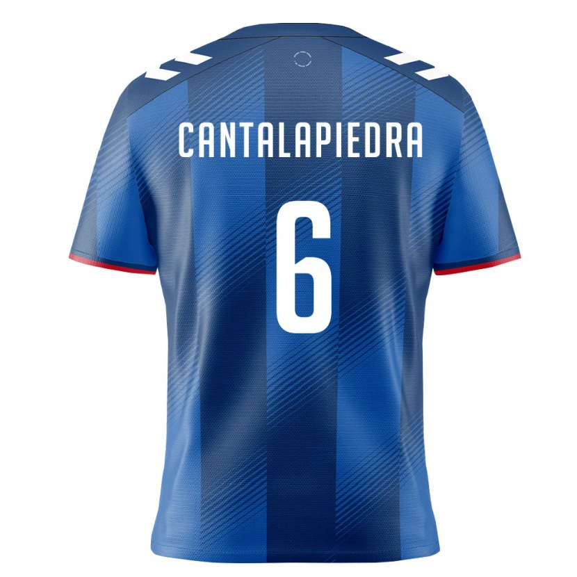 Danxen Män Puerto Rico Marco Cantalapiedra #6 Kunglig Blå Röd Vit Hemmatröja Matchtröjor 26-28 Tröjor T-Tröja