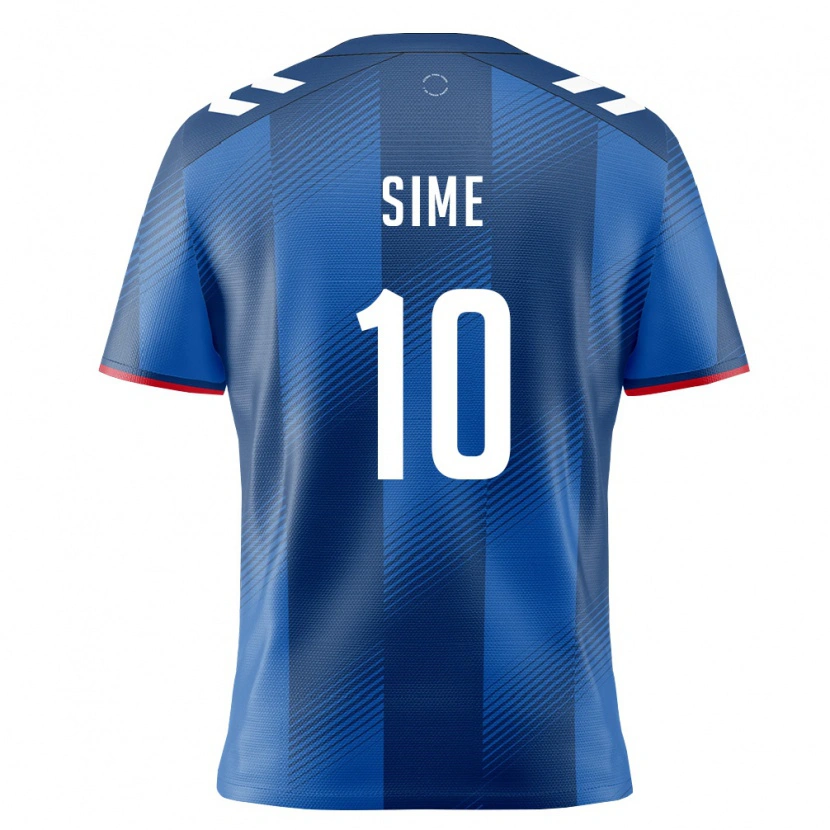 Danxen Män Puerto Rico Sebastián Sime #10 Kunglig Blå Röd Vit Hemmatröja Matchtröjor 26-28 Tröjor T-Tröja