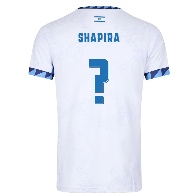 Danxen Män Israel Ofir Shapira #0 Vit Ljusblå Hemmatröja Matchtröjor 26-28 Tröjor T-Tröja