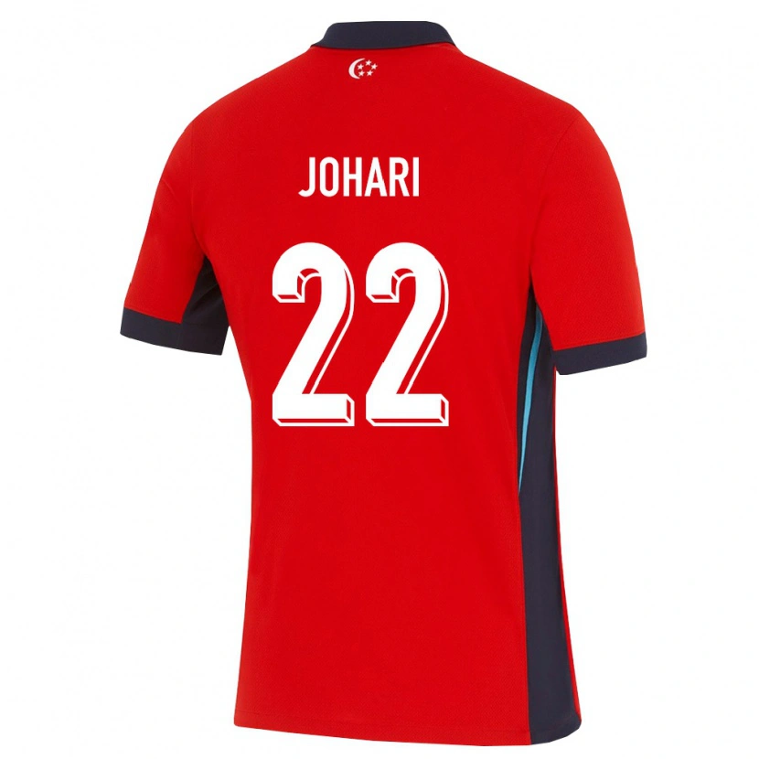 Danxen Män Singapore Darwisy Johari #22 Röd Vit Svart Hemmatröja Matchtröjor 26-28 Tröjor T-Tröja