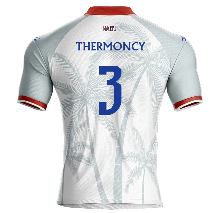 Danxen Män Haiti Keeto Thermoncy #3 Vit Röd Grå Bortatröja Matchtröjor 26-28 Tröjor T-Tröja