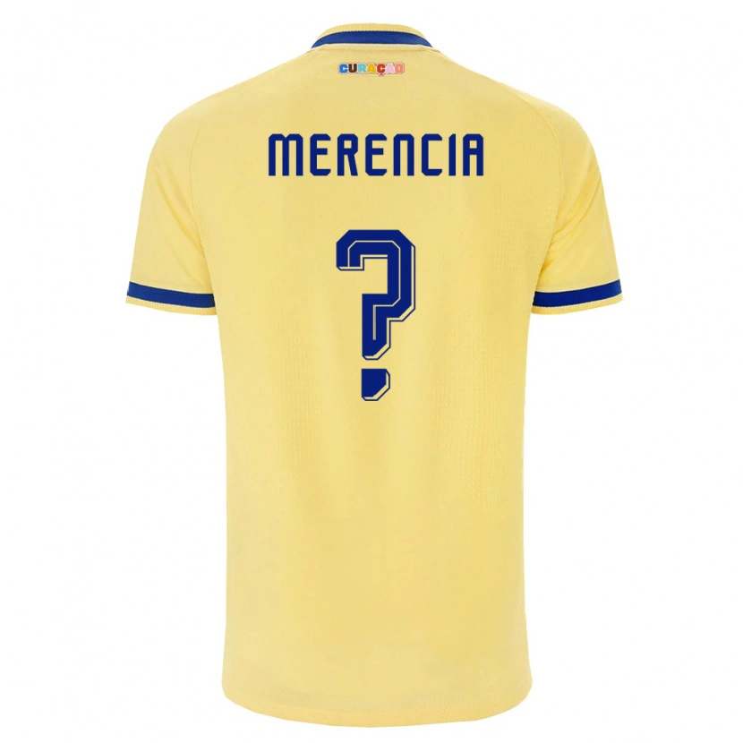 Danxen Män Curaçao Leandro Merencia #0 Gul Marin Rosa Bortatröja Matchtröjor 26-28 Tröjor T-Tröja