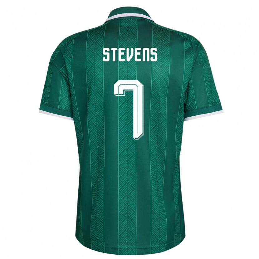 Danxen Män Sydafrika Selwyn Stevens #7 Grön Vit Guld Bortatröja Matchtröjor 26-28 Tröjor T-Tröja