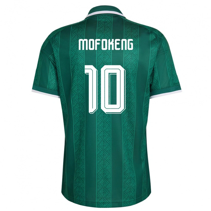 Danxen Män Sydafrika Relebohile Mofokeng #10 Grön Vit Guld Bortatröja Matchtröjor 26-28 Tröjor T-Tröja