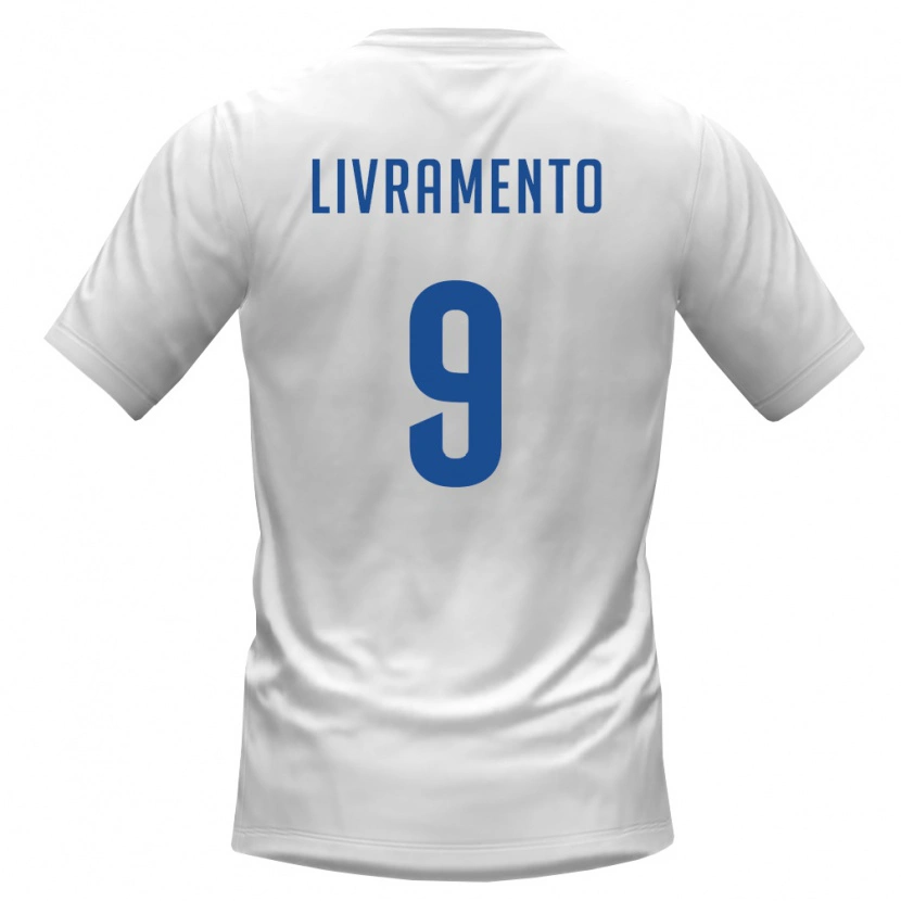 Danxen Män Kap Verde Dailon Livramento #9 Vit Burgund Bortatröja Matchtröjor 26-28 Tröjor T-Tröja