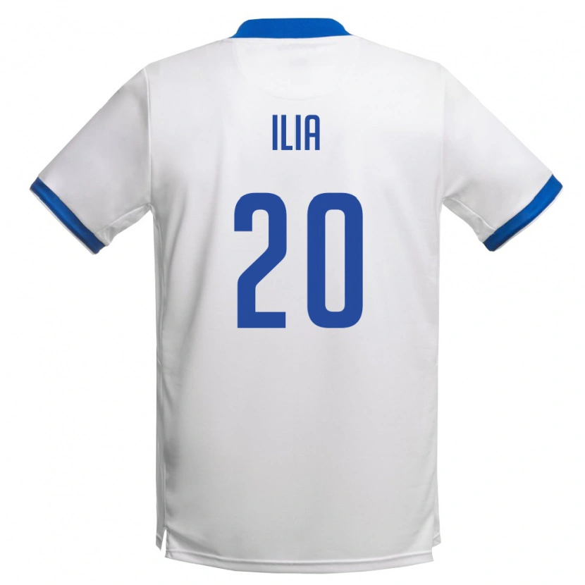 Danxen Män Cypern Panagiotis Ilia #20 Vit Kunglig Blå Bortatröja Matchtröjor 26-28 Tröjor T-Tröja