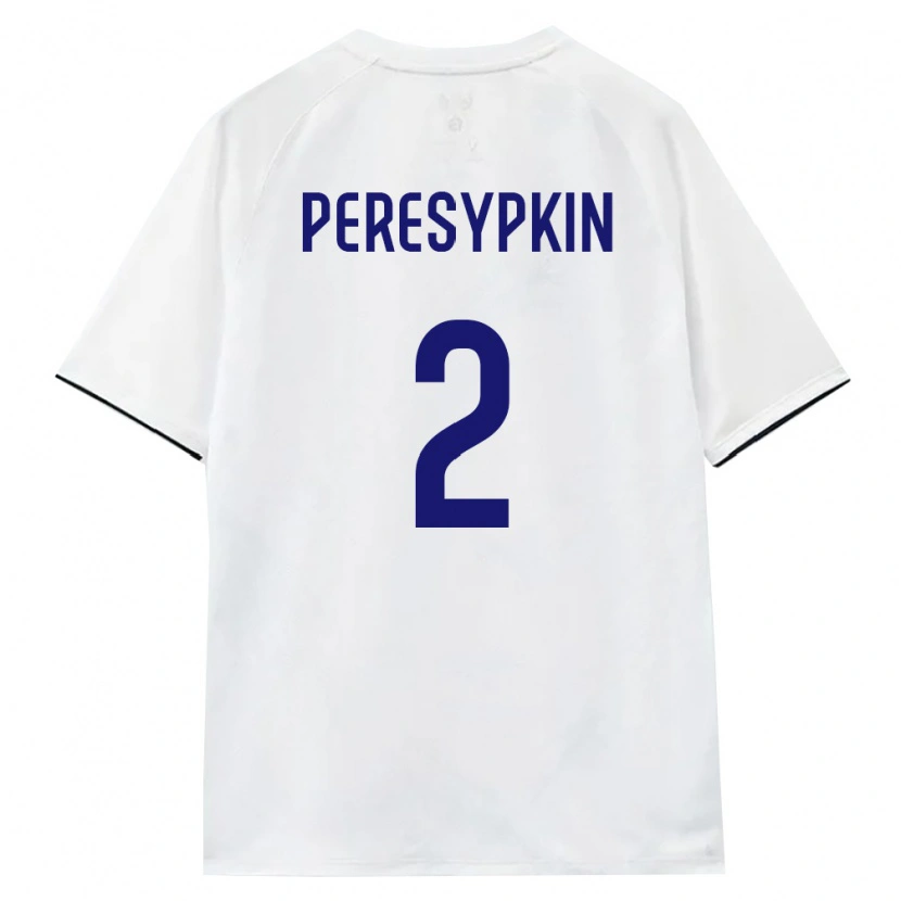 Danxen Män Ryssland Artem Peresypkin #2 Vit Brun Svart Bortatröja Matchtröjor 26-28 Tröjor T-Tröja