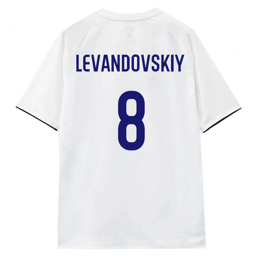 Danxen Män Ryssland Bogdan Levandovskiy #8 Vit Brun Svart Bortatröja Matchtröjor 26-28 Tröjor T-Tröja