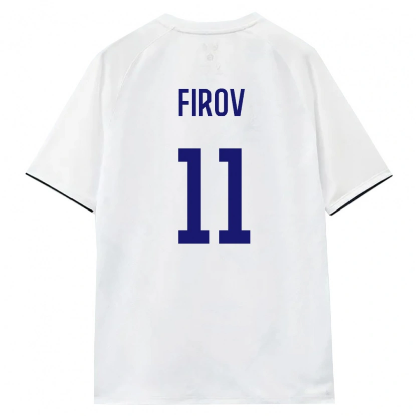 Danxen Män Ryssland Imran Firov #11 Vit Brun Svart Bortatröja Matchtröjor 26-28 Tröjor T-Tröja
