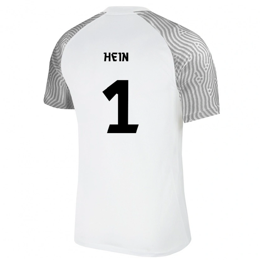 Danxen Män Estland Karl Hein #1 Vit Grå Bortatröja Matchtröjor 26-28 Tröjor T-Tröja